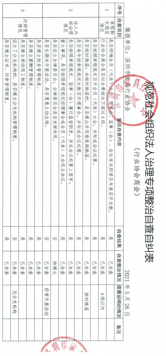 060914284552_01深圳市pp电子行业协会法人治理自查自纠qing况_1